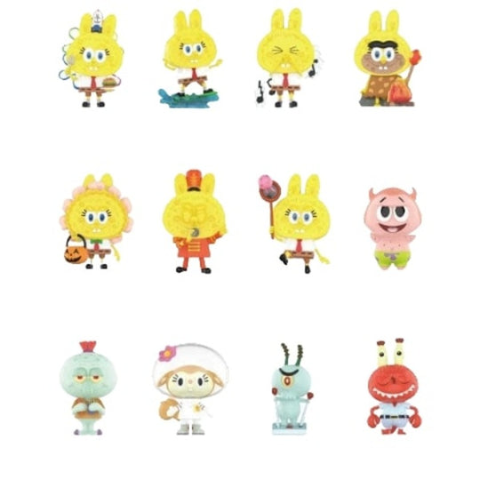 pop mart x spongebob the monsters labubu verzegelde doos 12 blind boxes 210300246