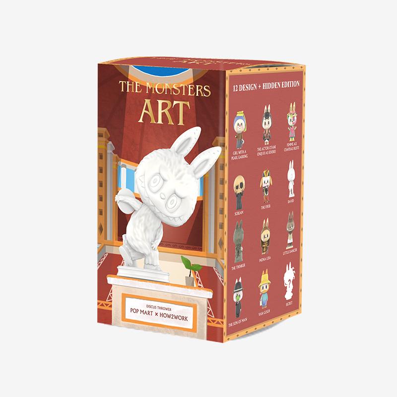 pop mart de monsters labubu kunstserie blind box