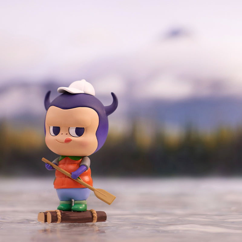pop mart de monsters labubu camping serie blind box