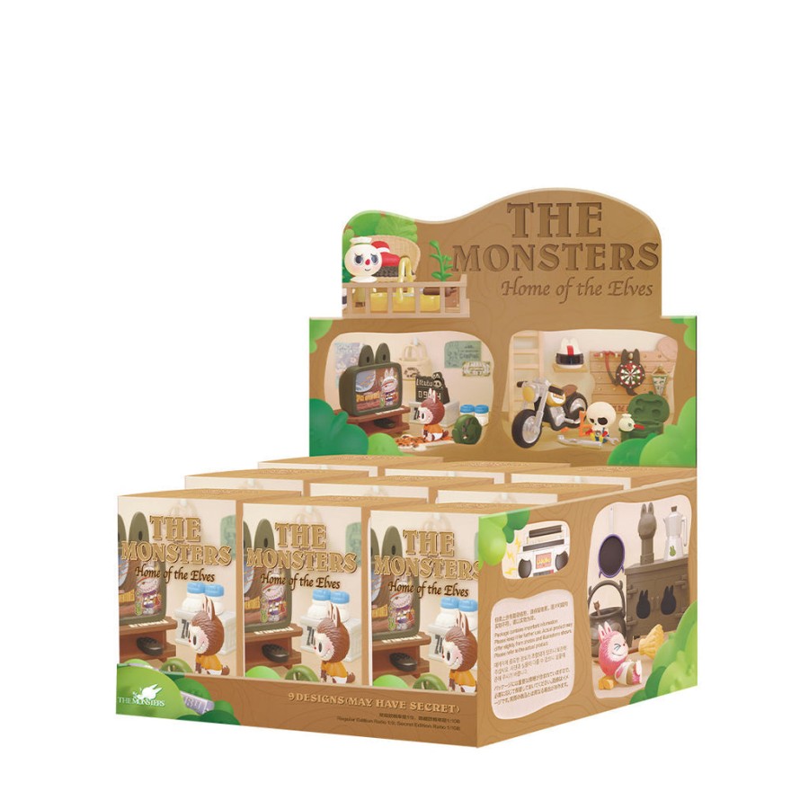 pop mart de monsters thuis van de elfen serie prop blind box
