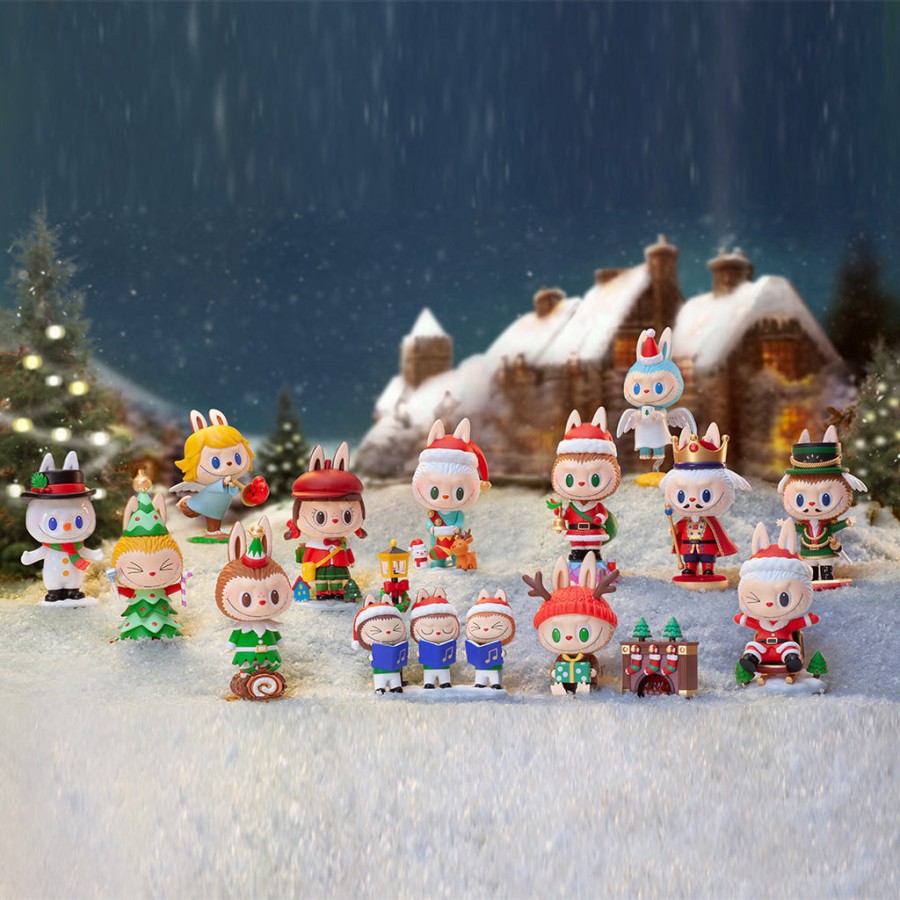 pop mart de monsters lets christmas-serie blind box