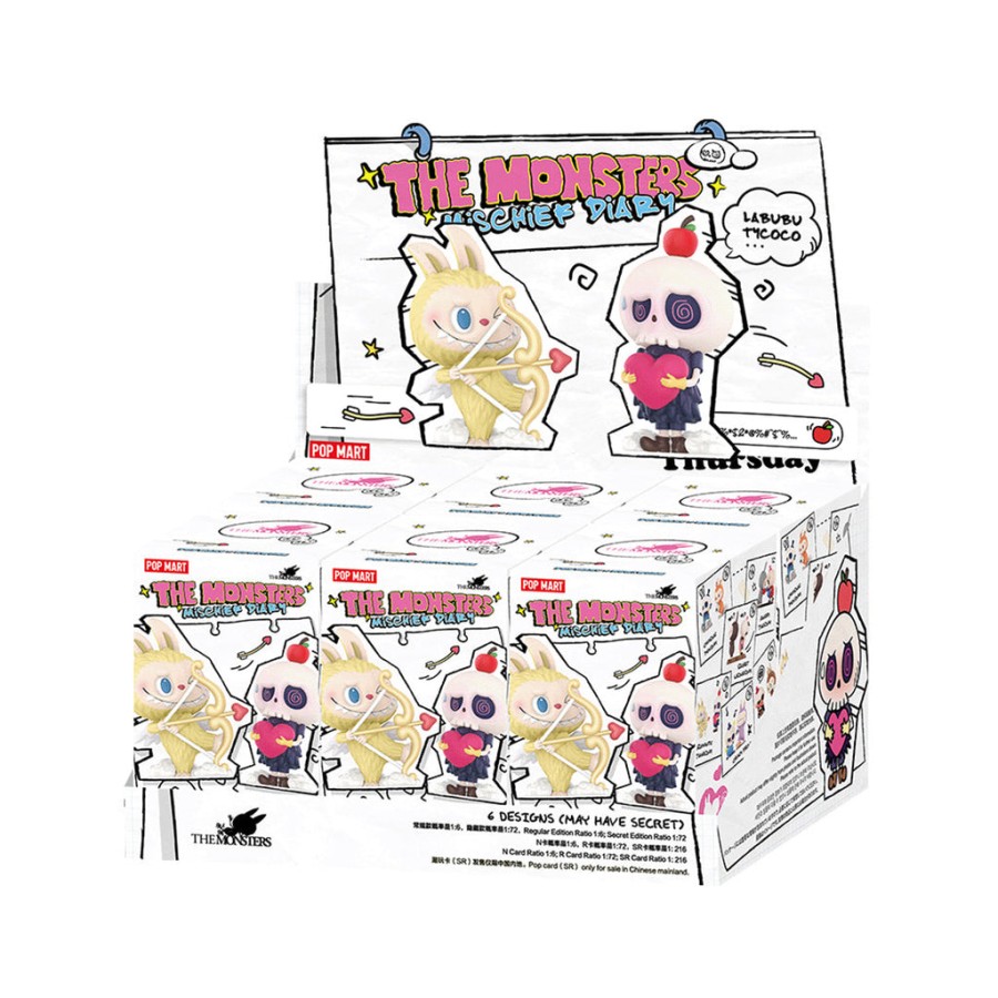 pop mart de monsters mischief diary series blind box labubutycoco