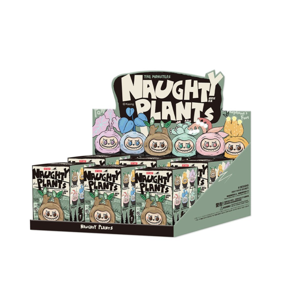 pop mart de monsters stoute planten serie blind box