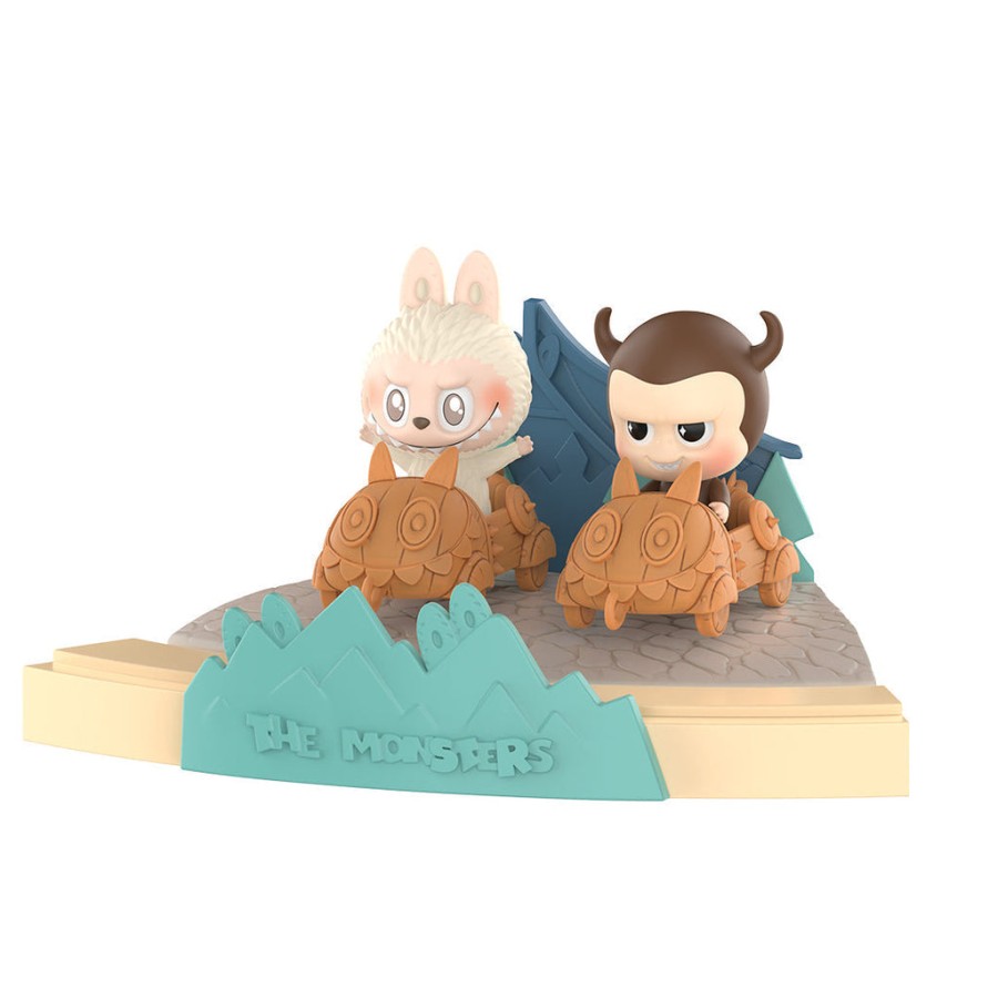 pop mart de monsters spelende spelletjes serie blind box scène set