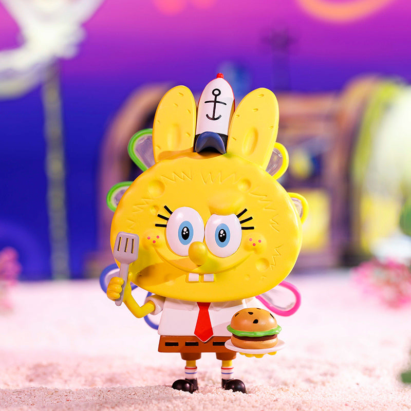pop mart de monsters x spongebob serie blind box