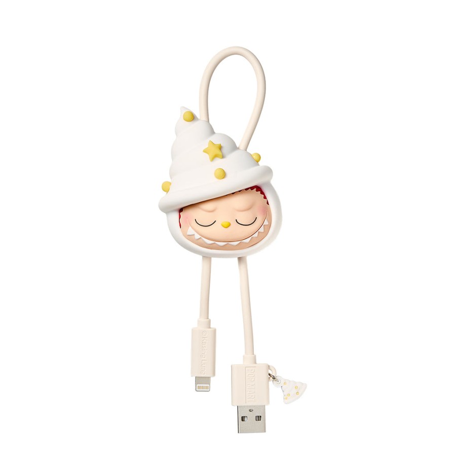 pop mart de monsters labubu drunk in sea serie telefoonkabel blind box