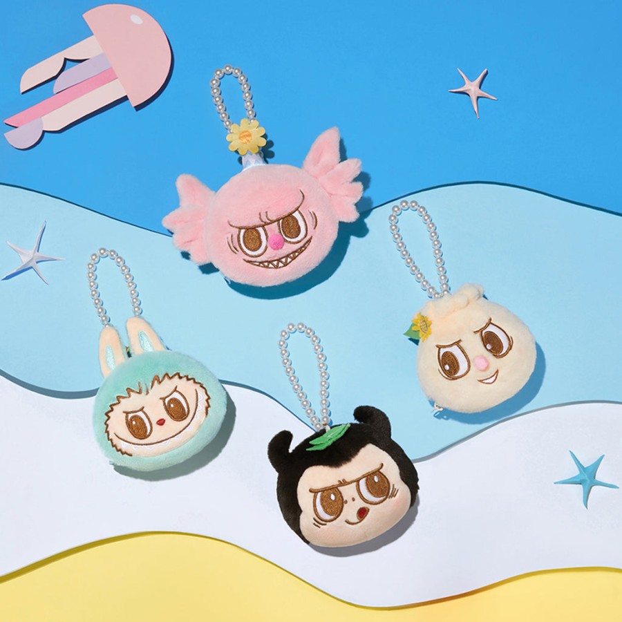 pop mart de monsters party-serie omkeerbare pluche tas blind box