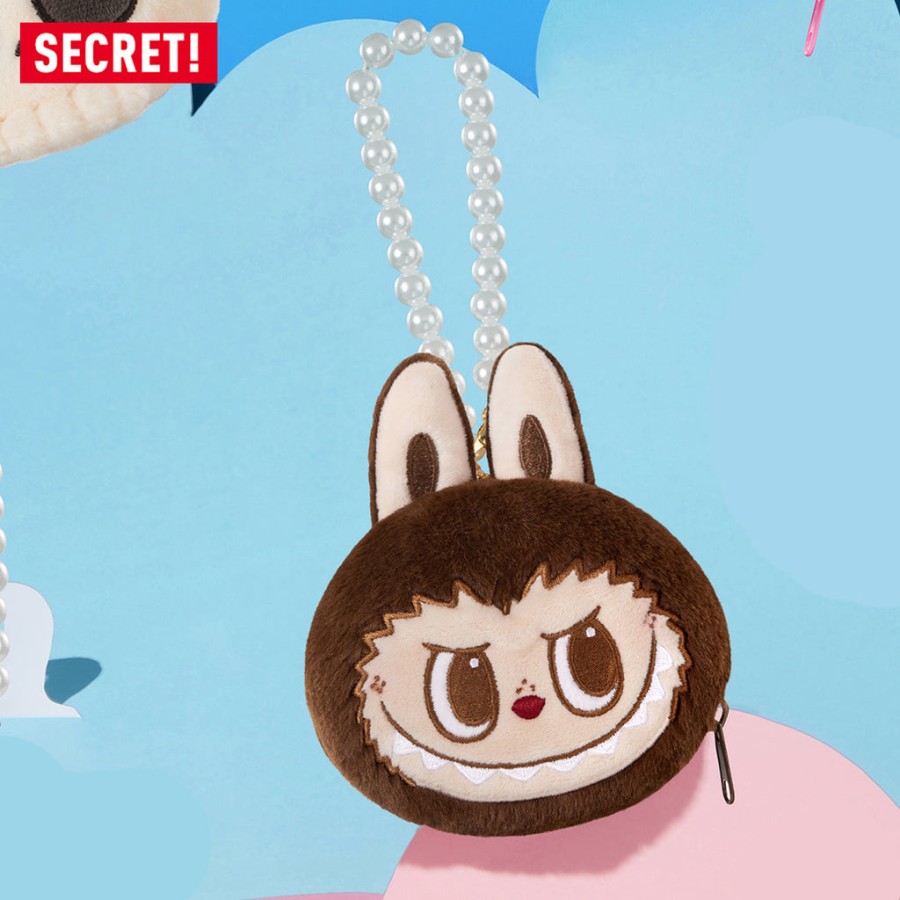 pop mart de monsters party-serie omkeerbare pluche tas blind box