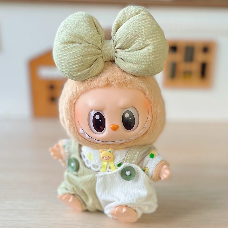 labubu have a seat doll overalls outfit