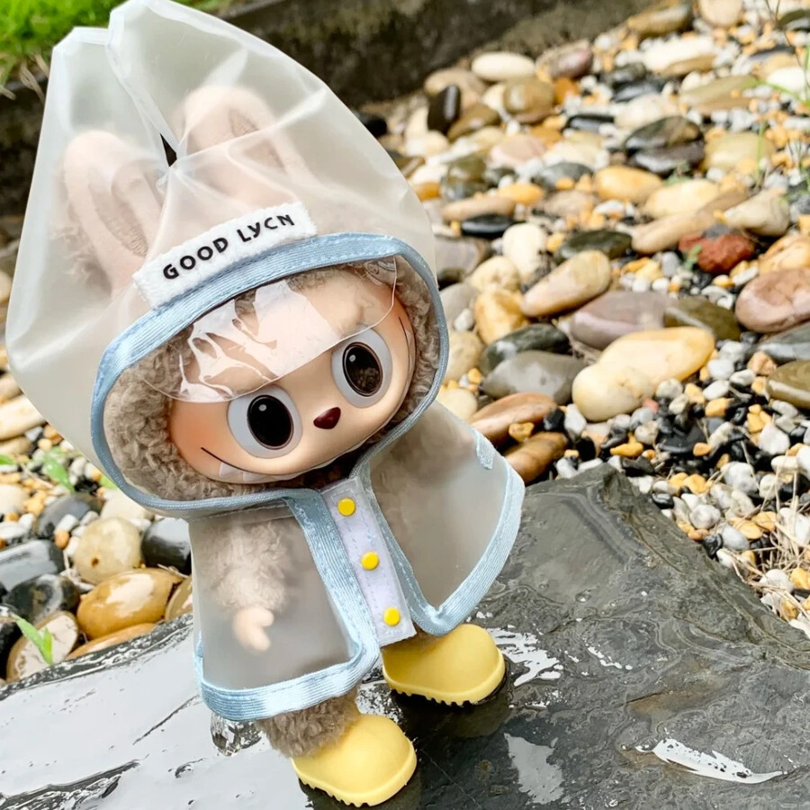 regenjas voor labubu de monsters