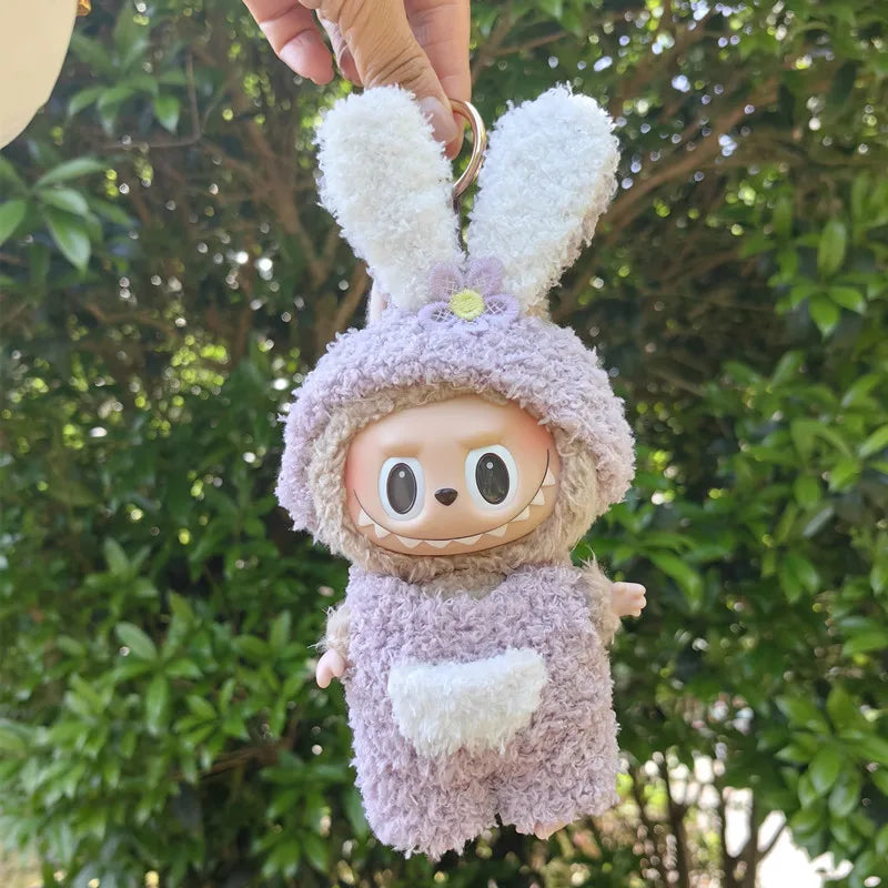 labubu lilac bunny outfit