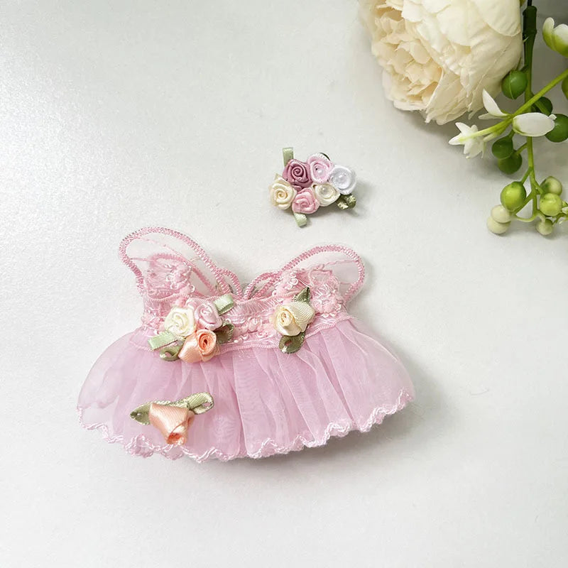 labubu bloemenmeisjesoutfit