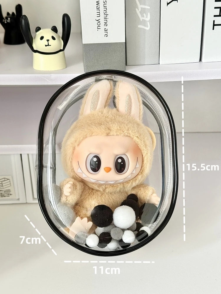 labubu essential transparante hoes