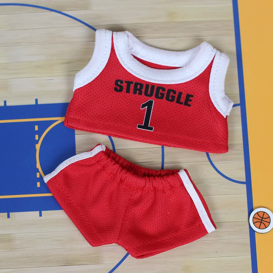 labubu basketbalshirt outfit