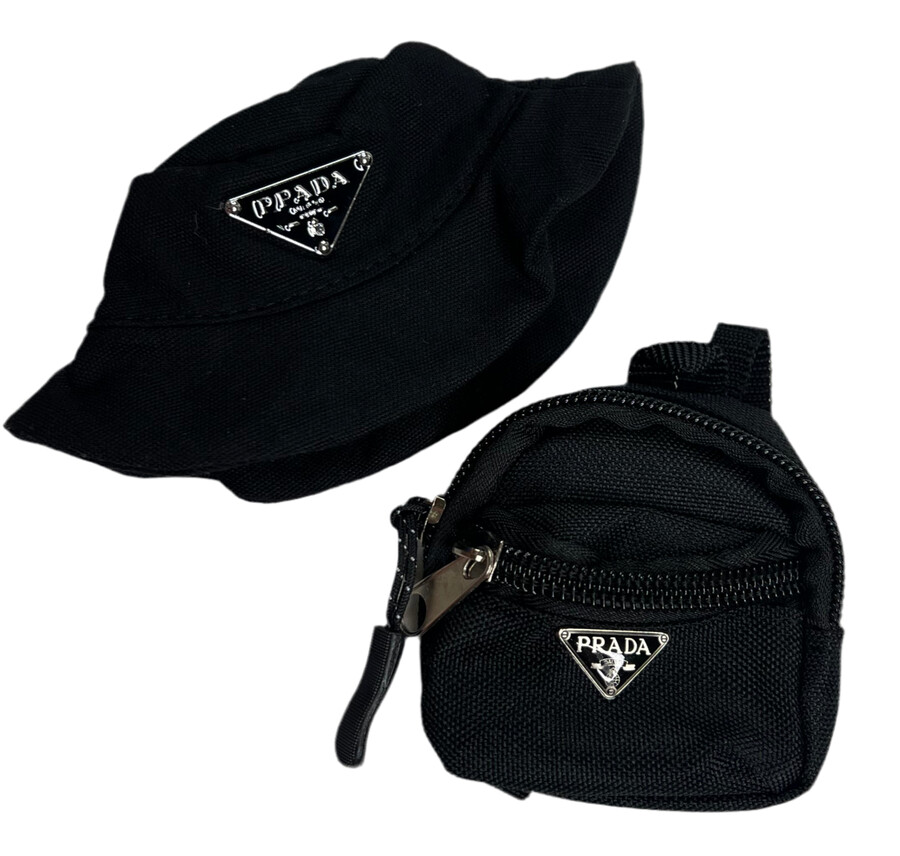 designer bucket hat rugzak