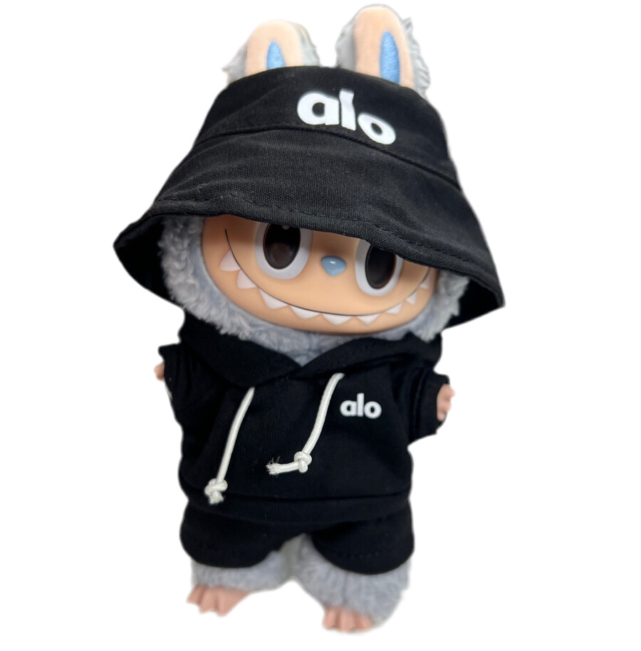 @lo zwarte joggingbroek outfit 3-delige set