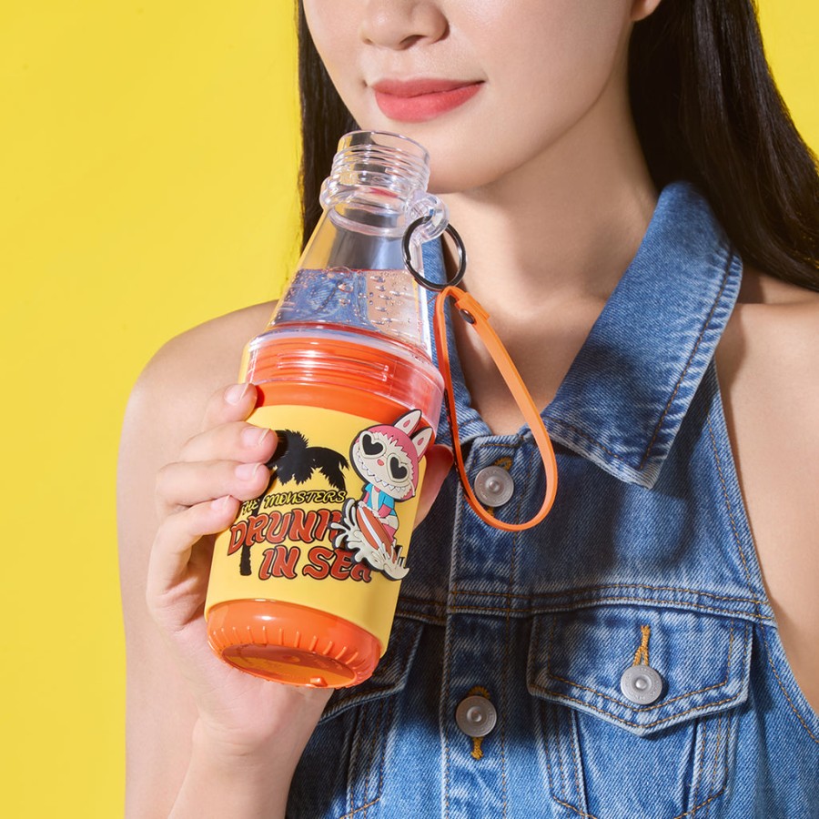 pop mart the monsters labubu drunk in sea series drinkbeker