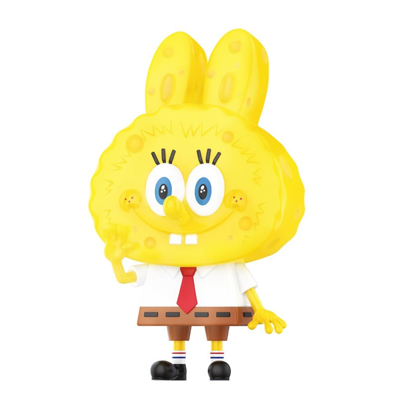 pop mart de monsters labubu x spongebob 200 figuur