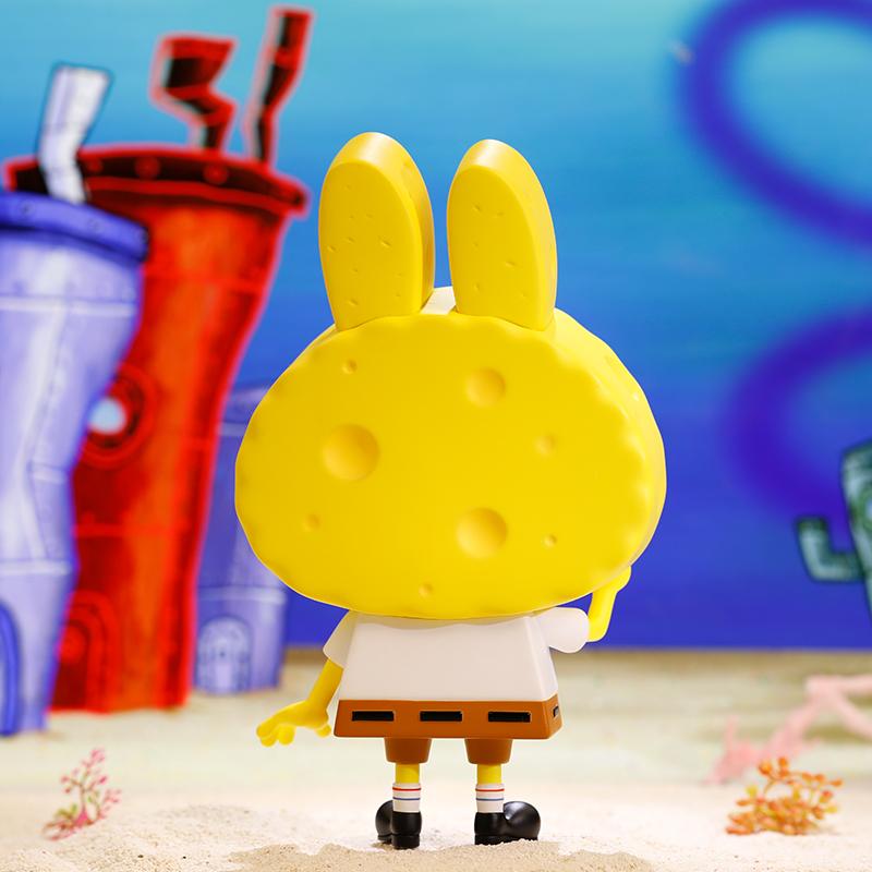 pop mart de monsters labubu x spongebob 200 figuur