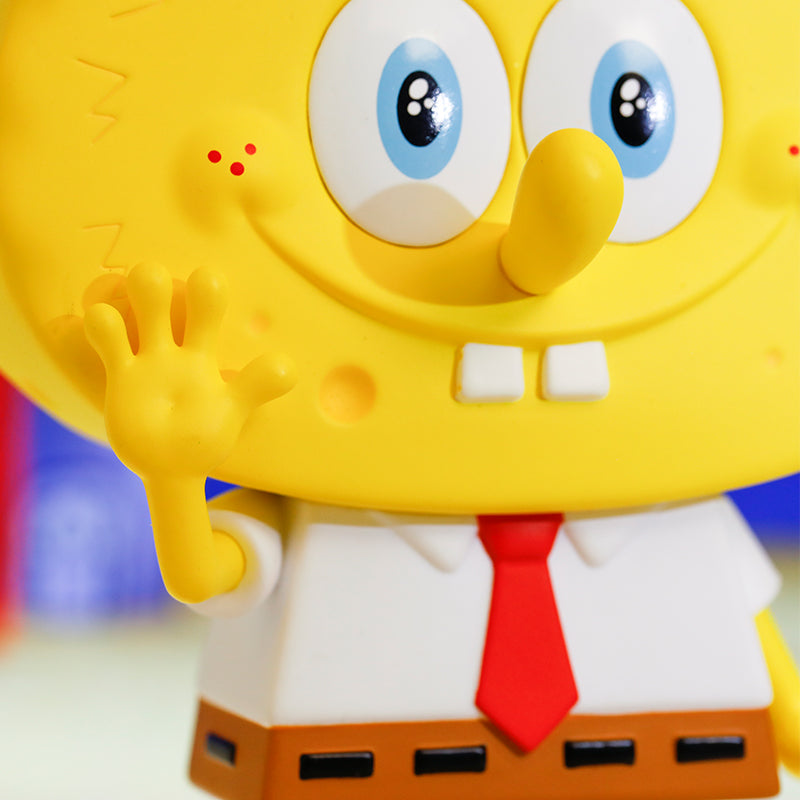 pop mart de monsters labubu x spongebob 200 figuur