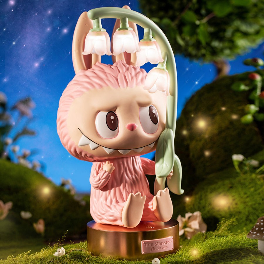 pop mart de monsters labubu bloemenelfen lamp - onophoudelijke liefde