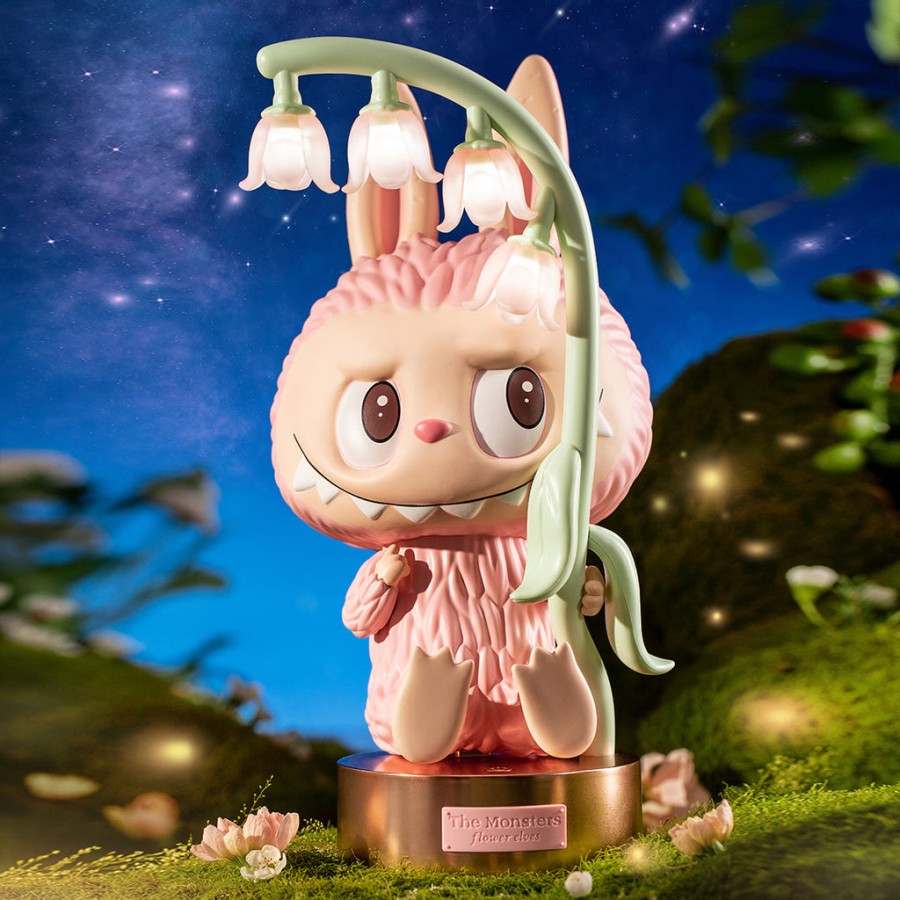 pop mart de monsters labubu bloemenelfen lamp - onophoudelijke liefde