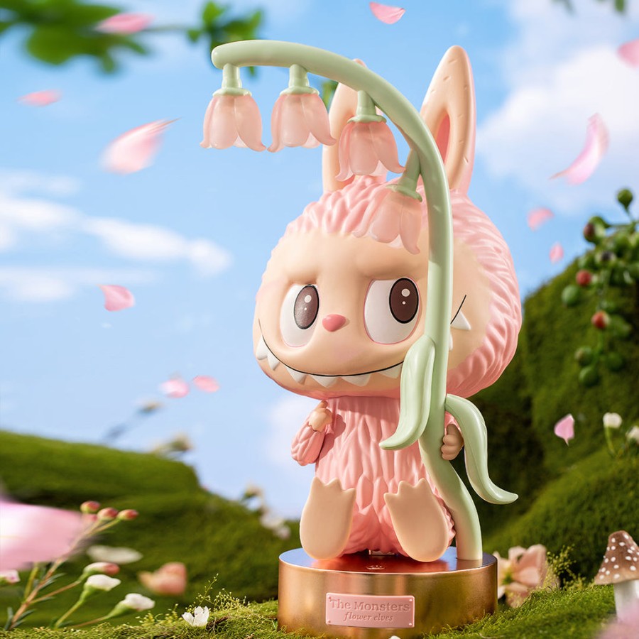 pop mart de monsters labubu bloemenelfen lamp - onophoudelijke liefde