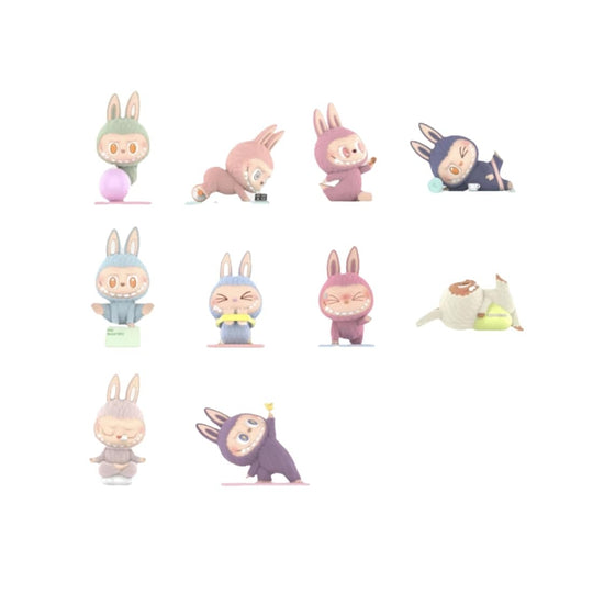 pop mart pop mart the monsters labubu lazy yoga verzegelde doos 1 blind box ppmt-2408-0006-1b