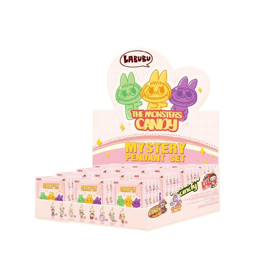 pop mart monsters snoep serie hanger sleutelhanger blind box