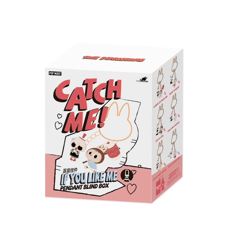 pop mart de monsters catch me if you like me serie hanger sleutelhanger blind box