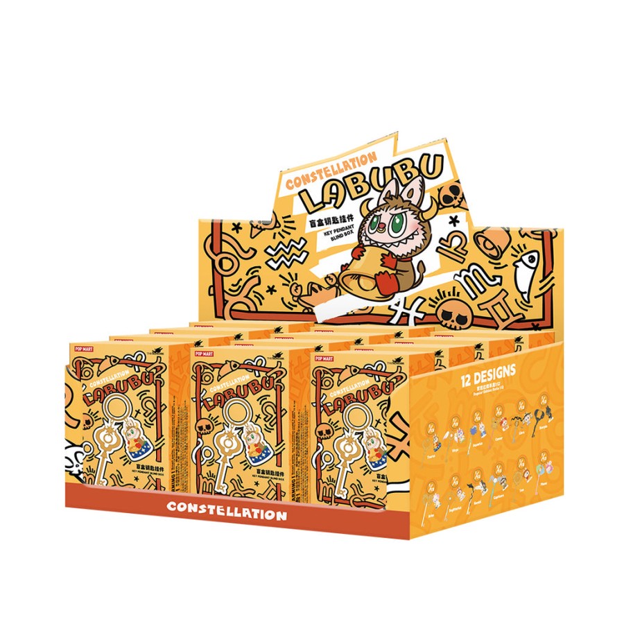 pop mart de monsters constellation serie hanger sleutelhanger blind box