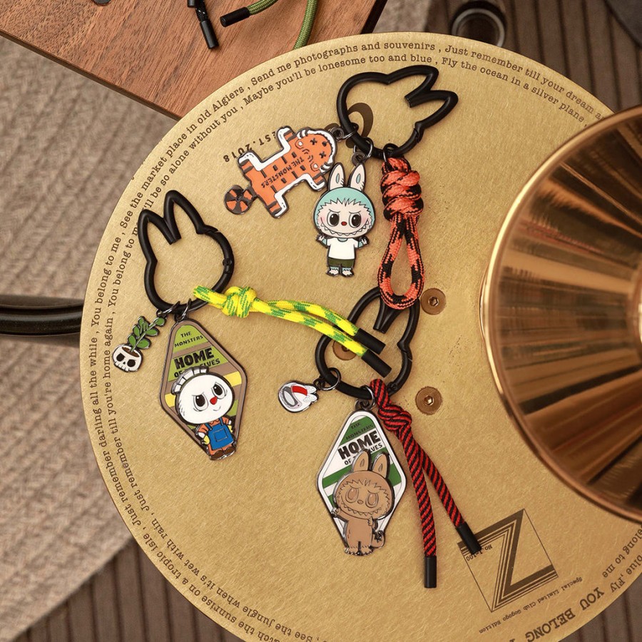 pop mart de monsters thuis van de elfen serie hanger sleutelhanger blind box