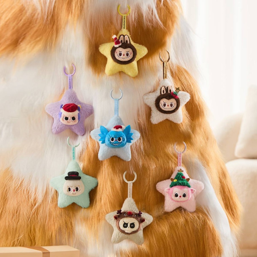 pop mart the monsters klassieke serie glanzende pluche hanger blind box