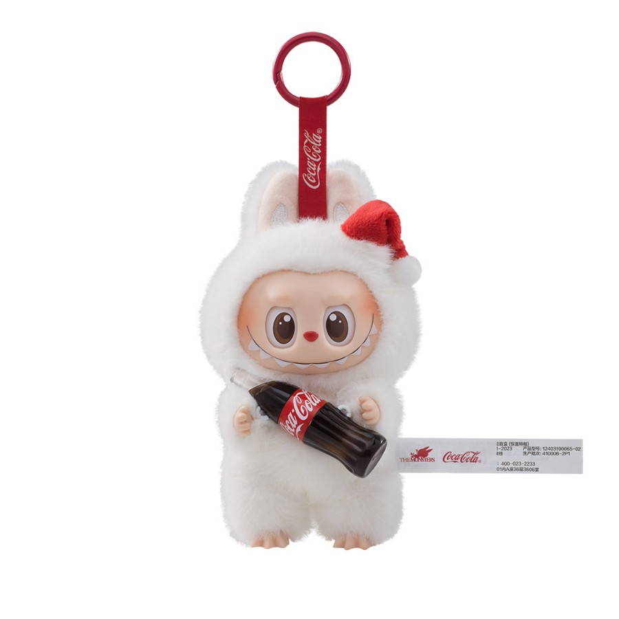pop mart de monsters coca-cola serie vinyl gezicht pluche hanger blind box