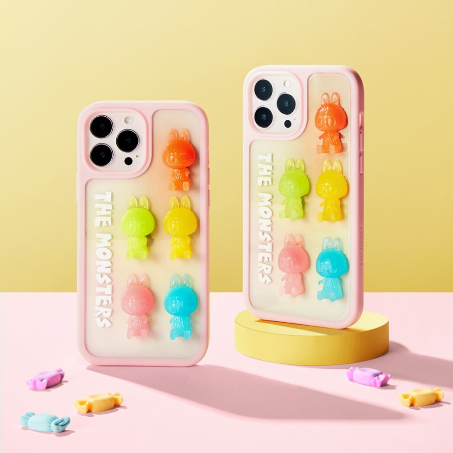 pop mart the monsters candy series telefoonhoesje voor iphone