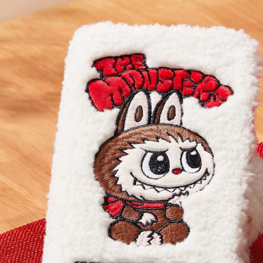 pop mart the monsters klassieke serie pluche flip iphone hoesje