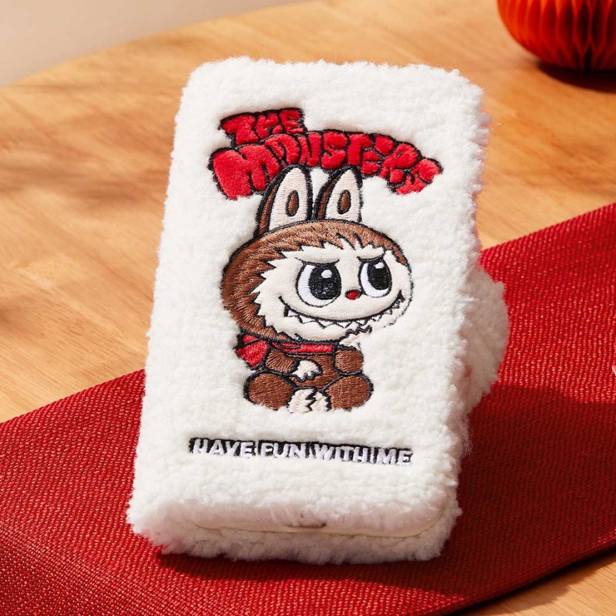 pop mart the monsters klassieke serie pluche flip iphone hoesje