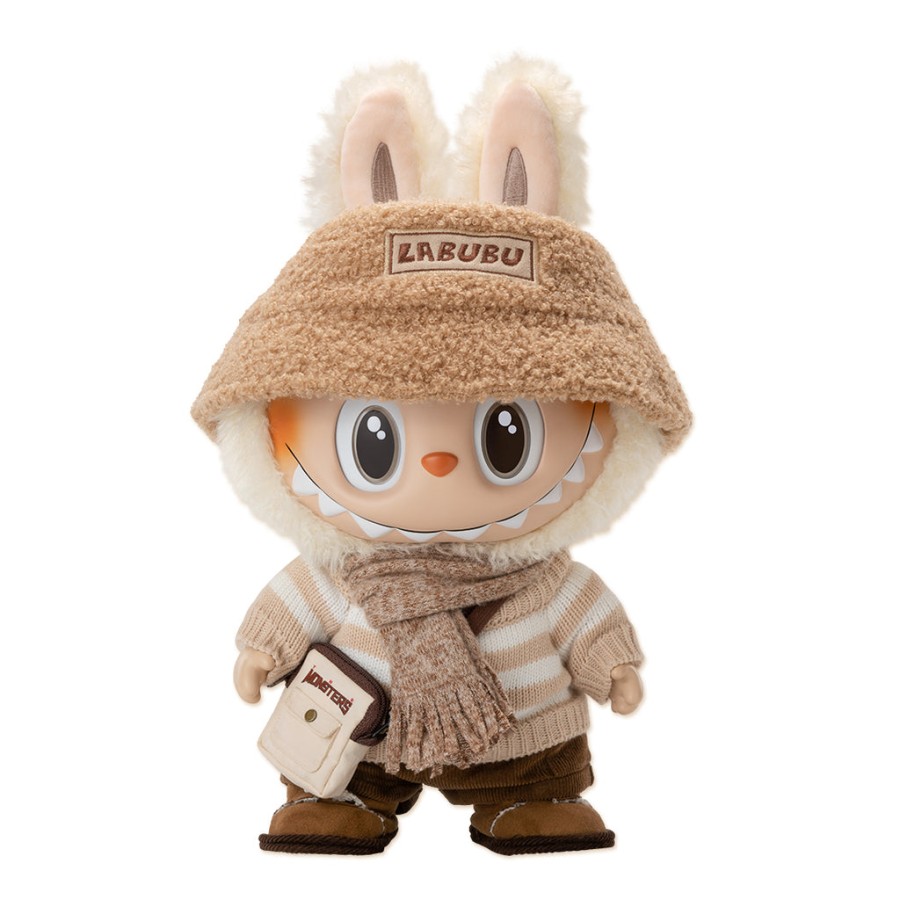 pop mart the monsters labubu dress be latte vinyl pluche pop